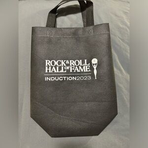 Rock and Rock Hall of Fame Re-usable Gift Bag circa 2023 New/Unused